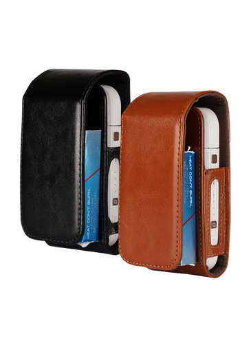 Rui Tai Iqos Electronic Cigarette Black Leather Pouch Bag Case Box Holder Storage
