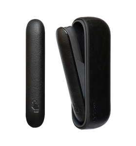 Satelliter Case And Side Cover For Iqos 3 0 Pu Leather Case Carrying Case Cover Anti Dust And Scratches Black