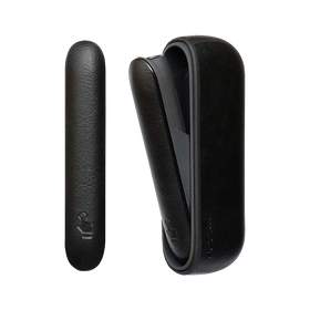 Satelliter Case And Side Cover For Iqos 3 0 Pu Leather Case Carrying Case Cover Anti Dust And Scratches Black