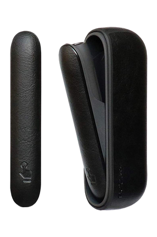 Satelliter Case And Side Cover For Iqos 3 0 Pu Leather Case Carrying Case Cover Anti Dust And Scratches Black
