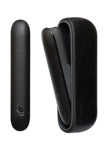 Satelliter Case And Side Cover For Iqos 3 0 Pu Leather Case Carrying Case Cover Anti Dust And Scratches Black